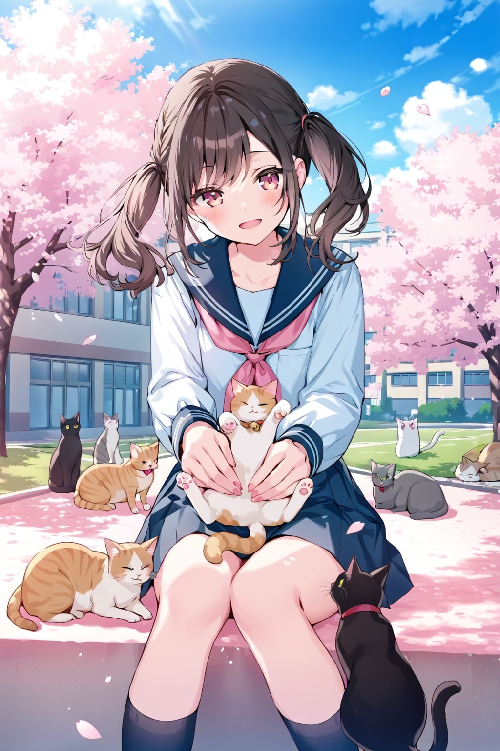 猫まみれ | の人気AIイラスト・グラビア