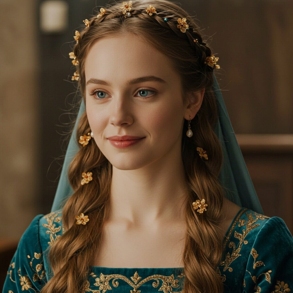 Young princess of some french lord.