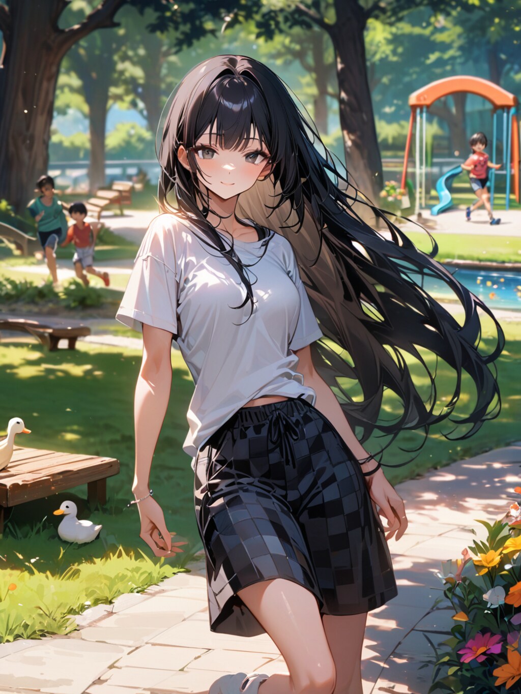 《肩だしTシャツ》drop shoulder T-shirt