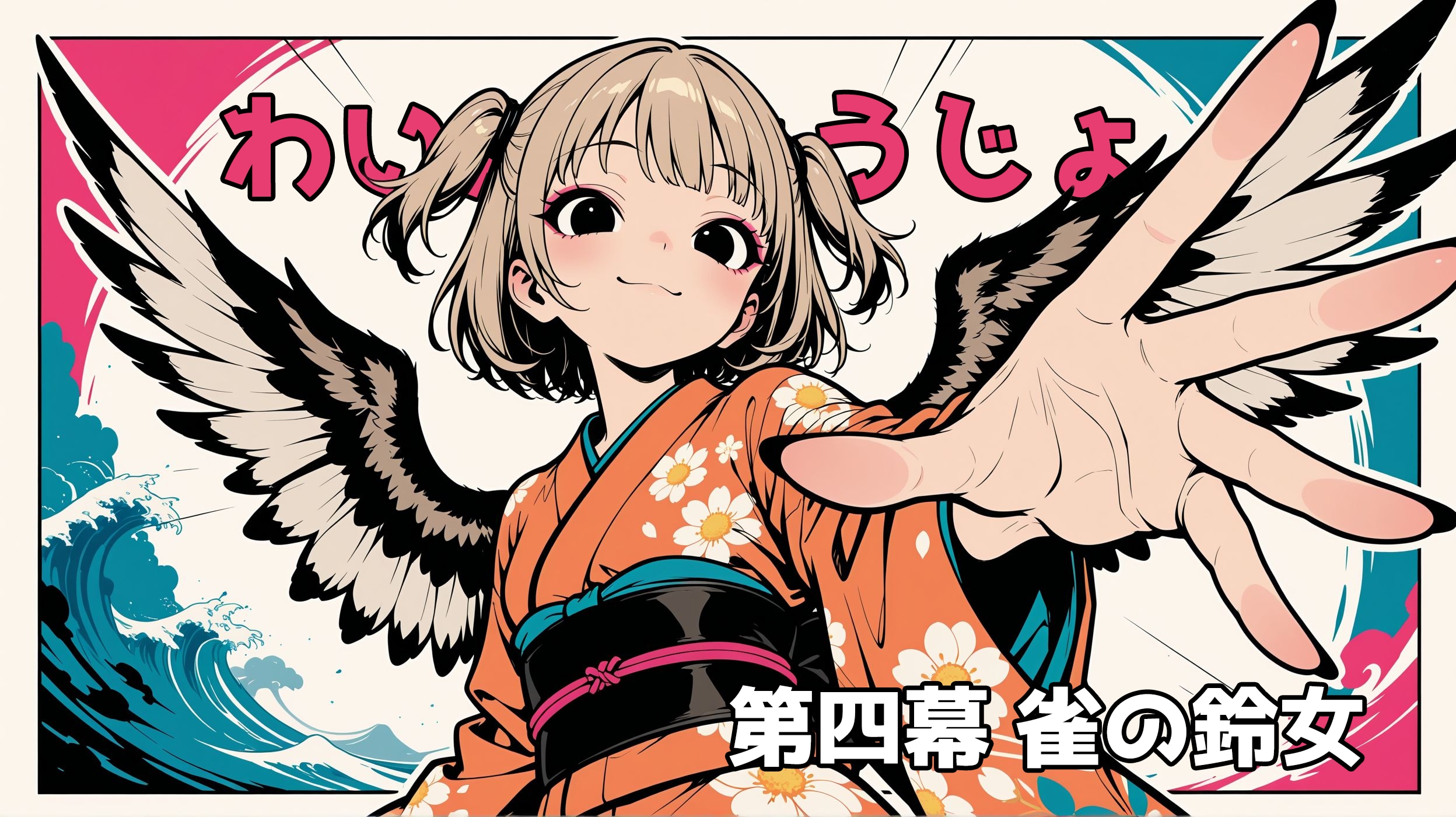 第四幕「雀の鈴女」|和陰少女 | の人気AIイラスト・グラビア