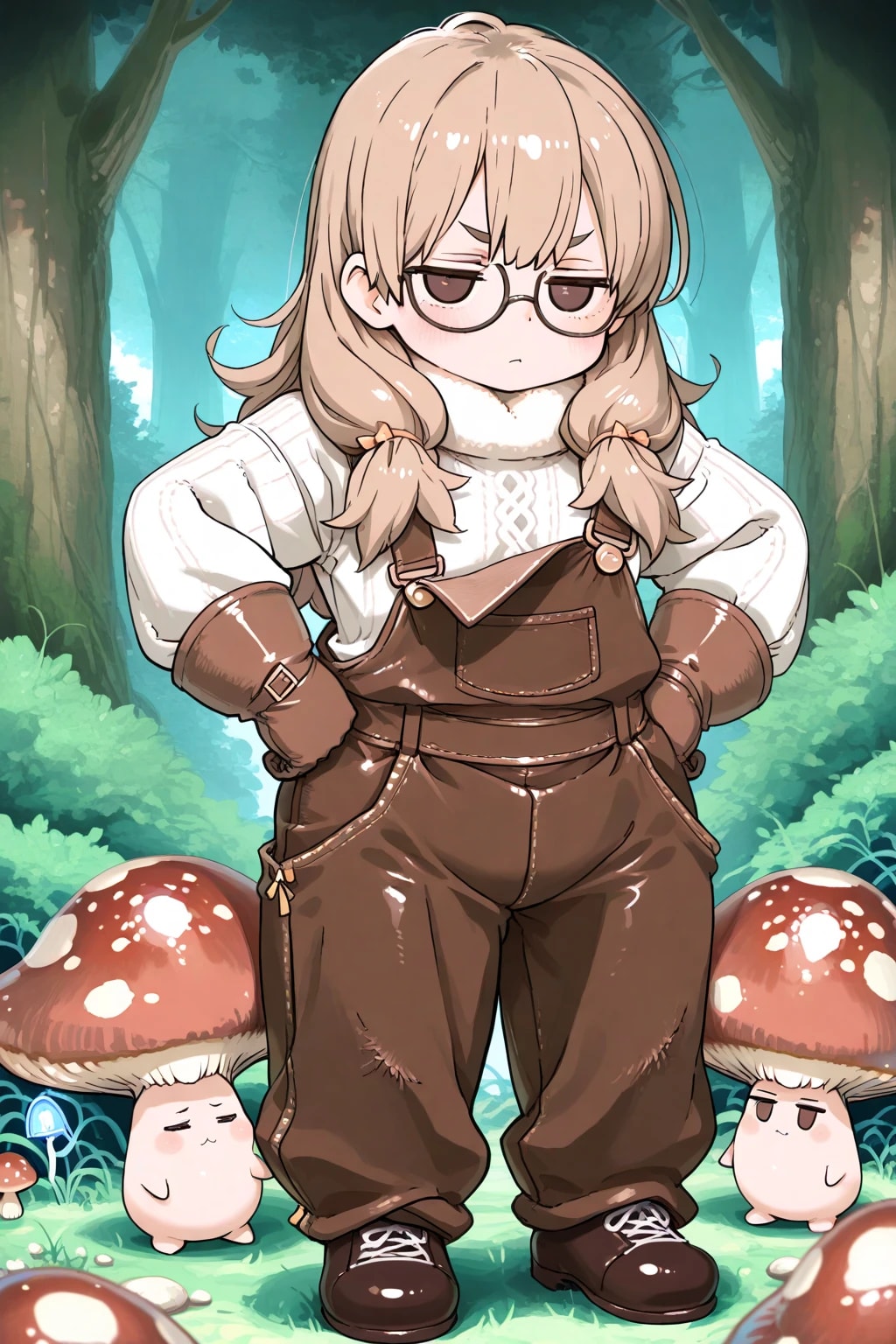 ちんまいドワーフ風の女の子