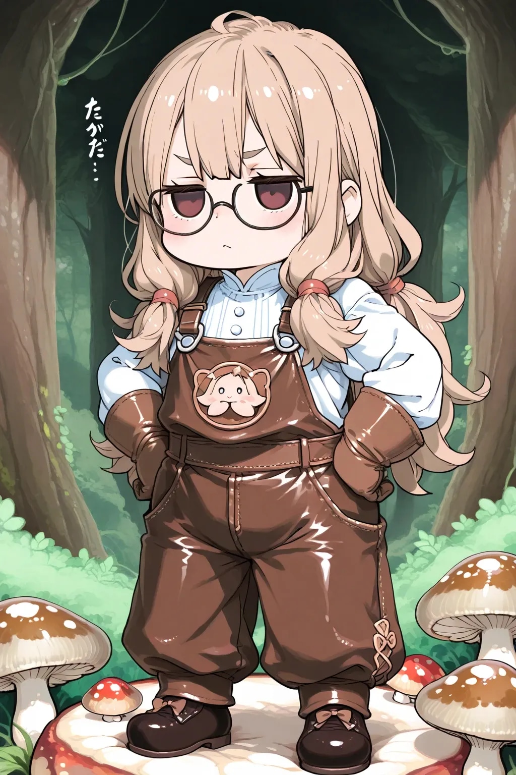 ちんまいドワーフ風の女の子