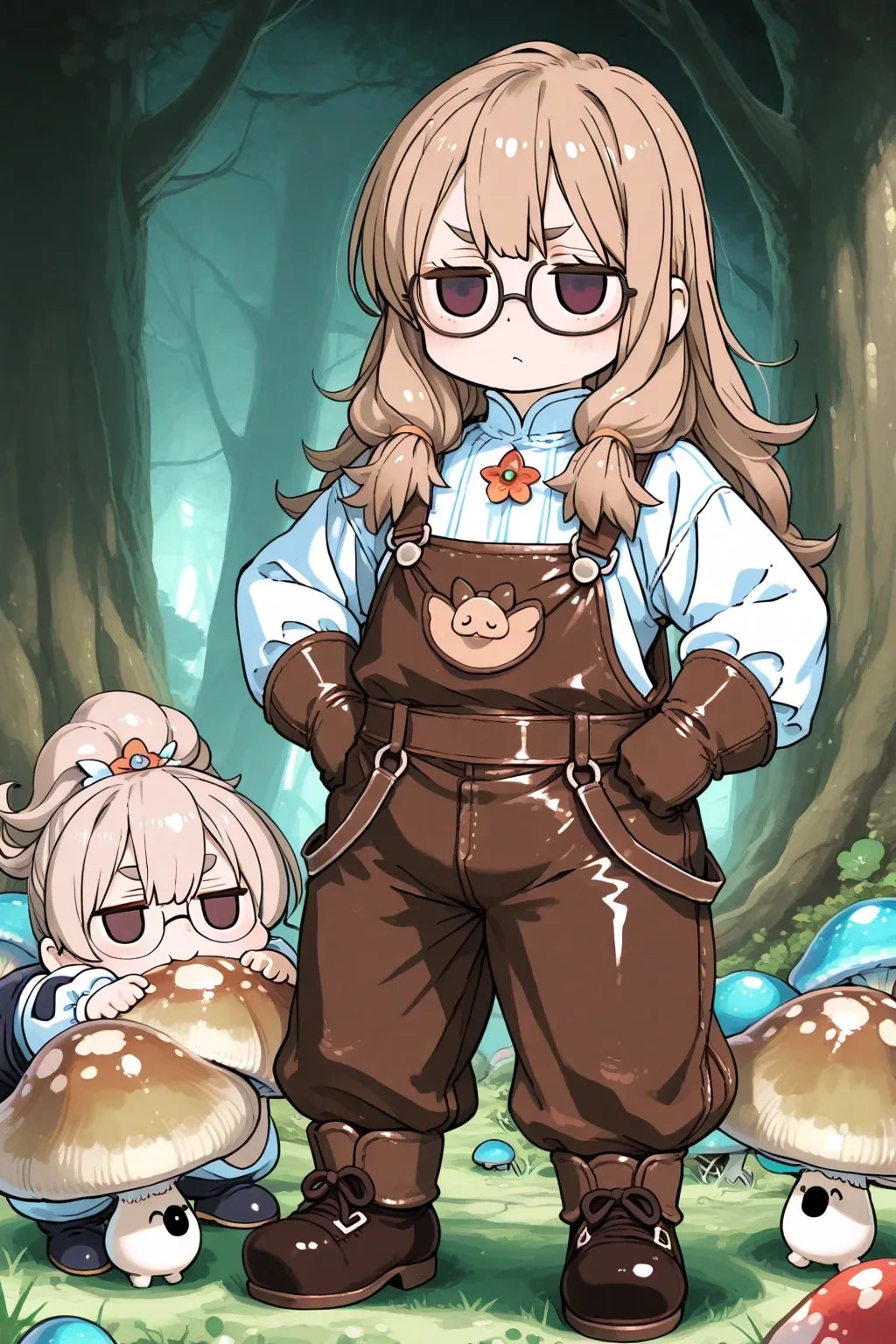 ちんまいドワーフ風の女の子