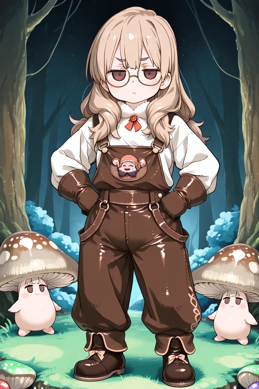 ちんまいドワーフ風の女の子