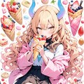 ナウい食べ歩きじゃ[days AI] 2枚目