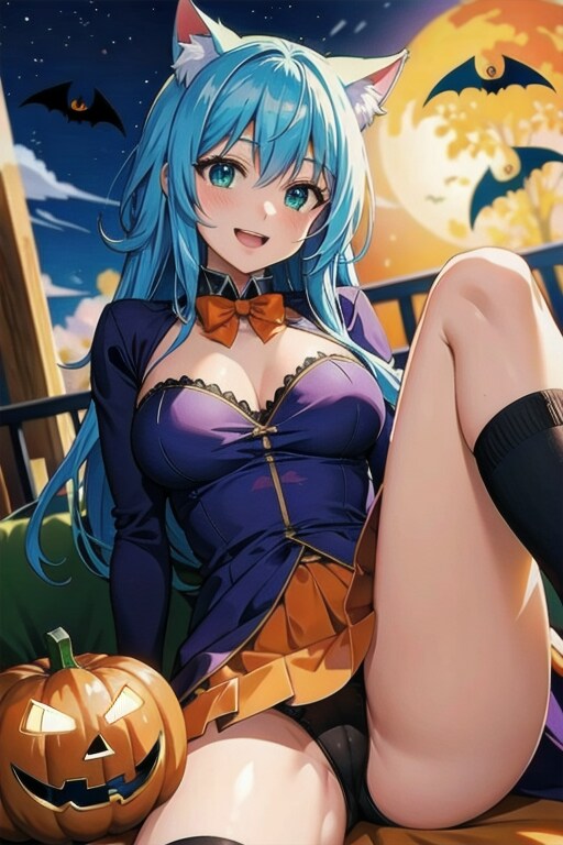 私、お菓子貰えないとイタズラしちゃいますよ💕