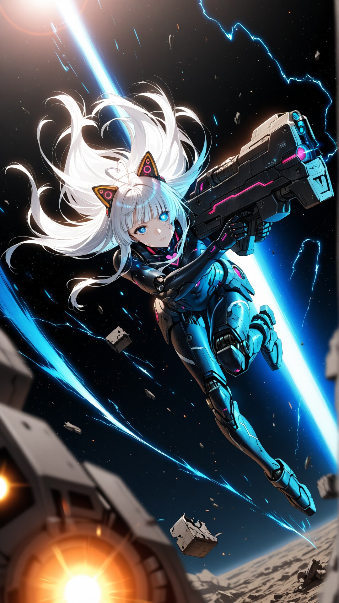 半壊状態で戦う機人