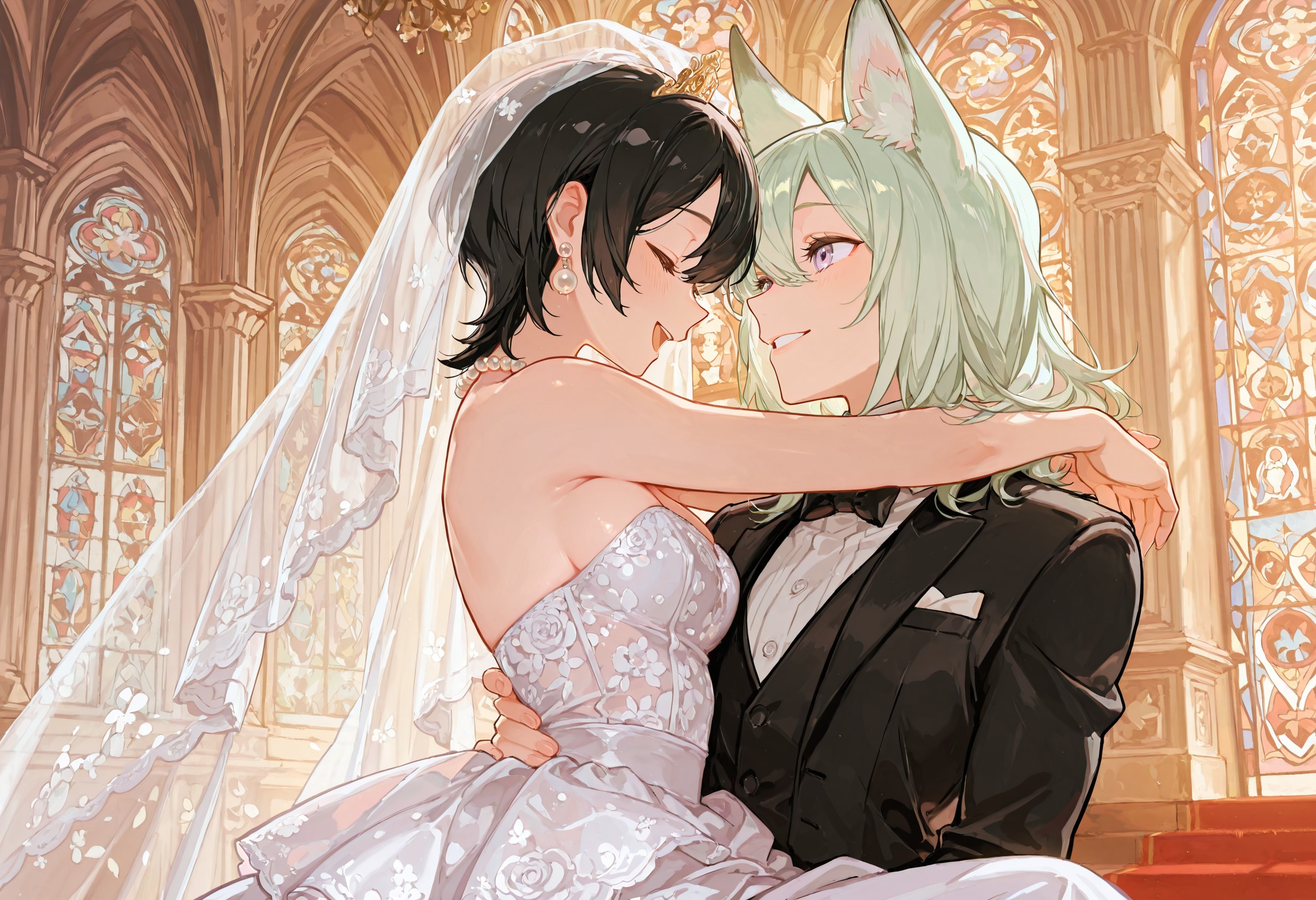 シノさんをお姫様だっこ