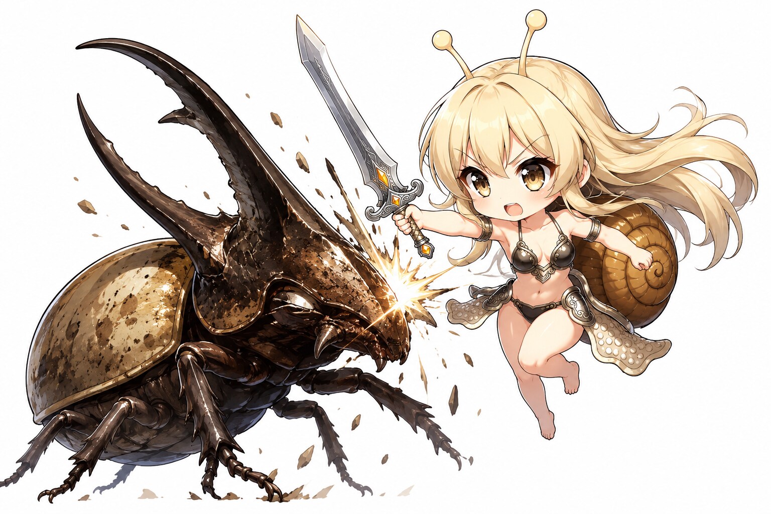 戦え！ぼくらのカタツムリ戦士！