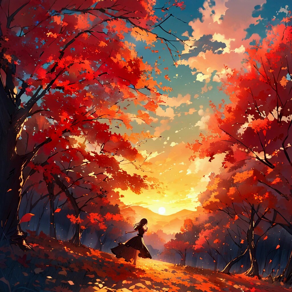 秋空の向こうに