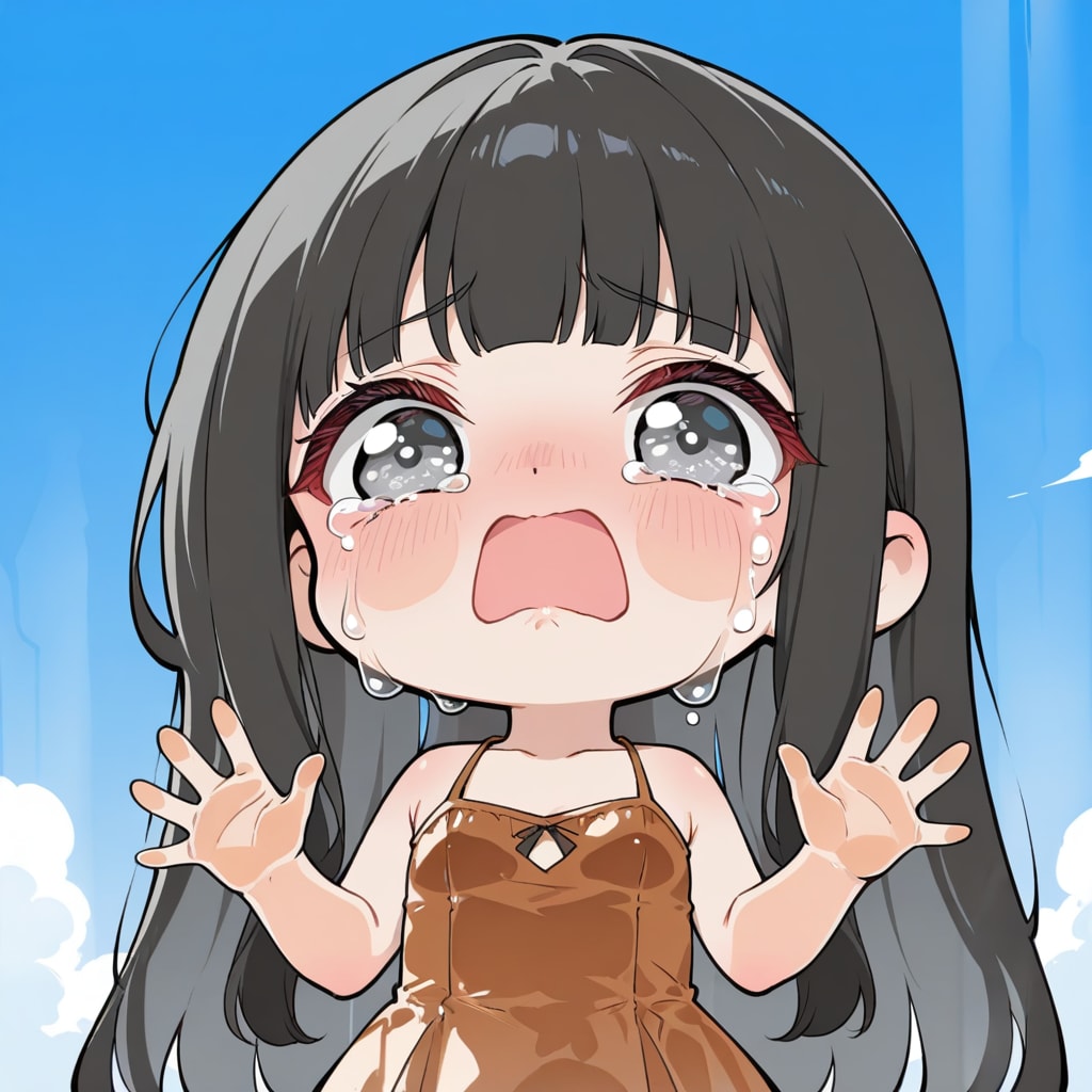 窓にくっついて泣くセミ