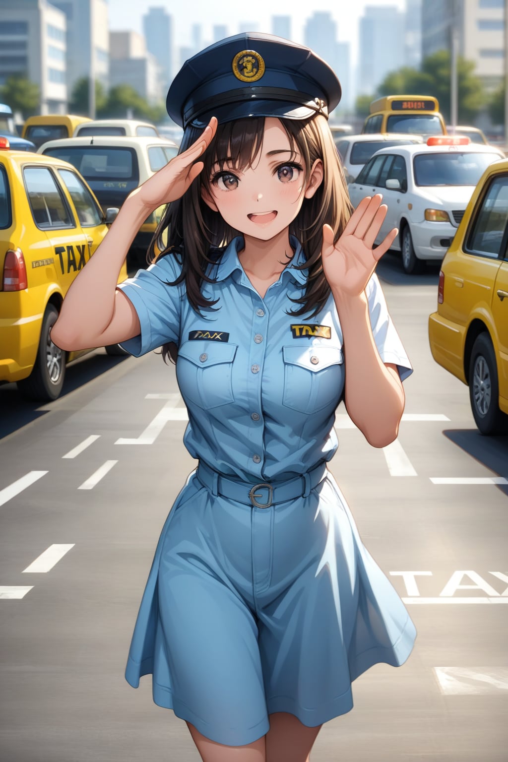 タクシー運転手のお姉さん🚕❤️
