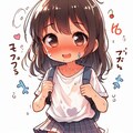 暑すぎて楽しくなってきた子 2枚目