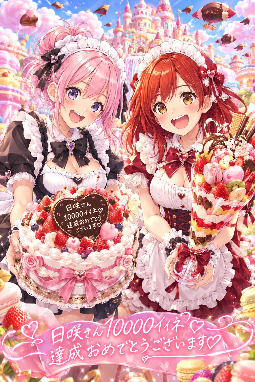 日咲さん10000イイネ達成おめでとうございます🎉