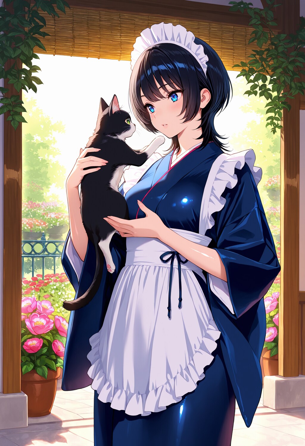 凛さんの和メイド