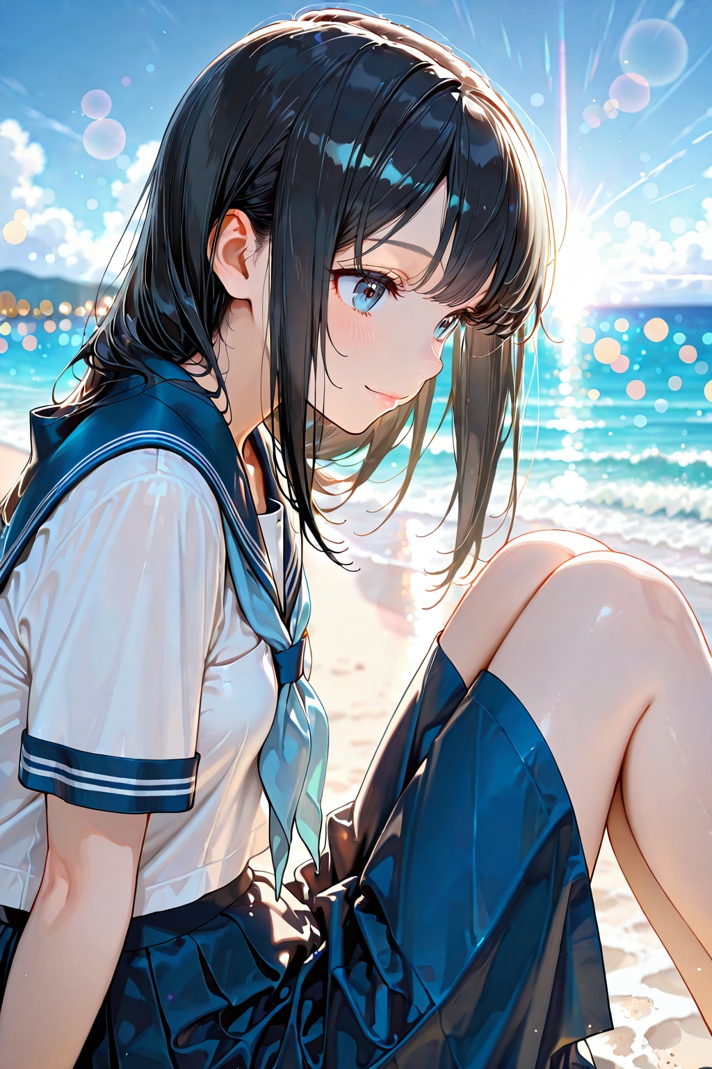夏の砂浜(ECHIDNA)(3)
