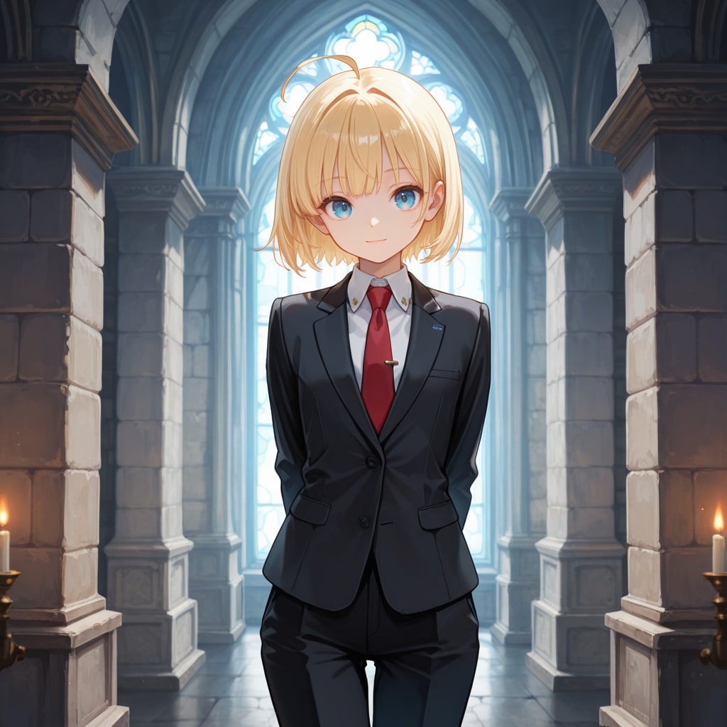 イケメン女子スーツなシスターさん