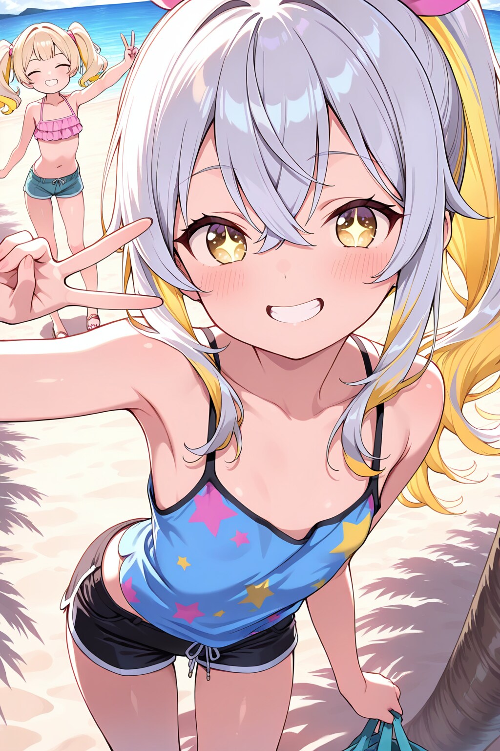 後ろの子だれ？