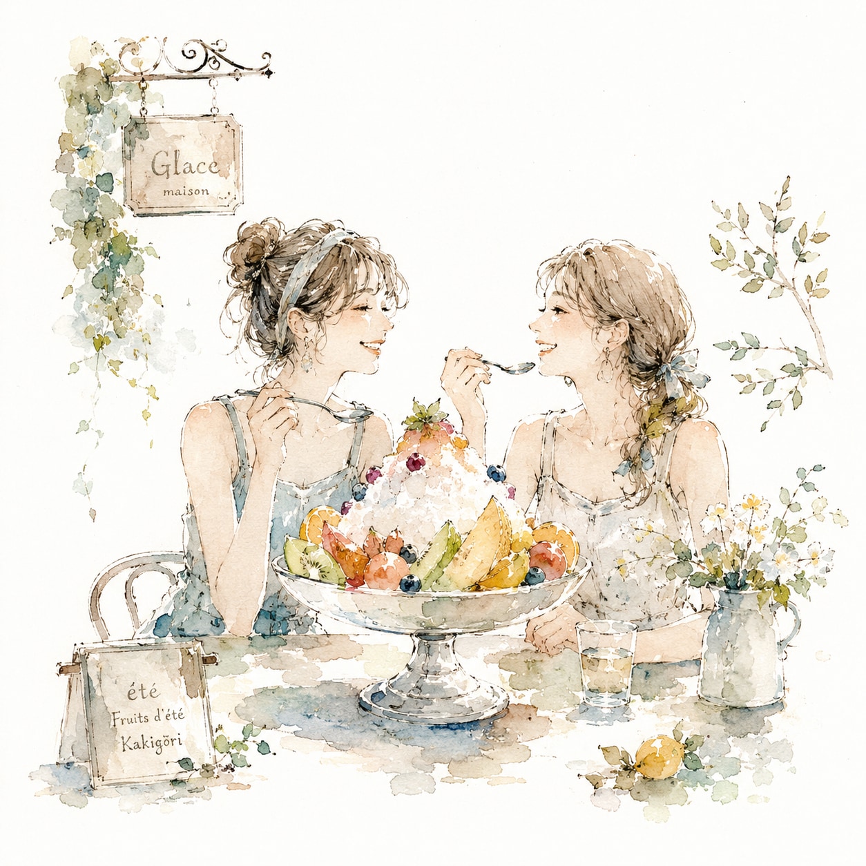 夏をふたりで | の人気AIイラスト・グラビア