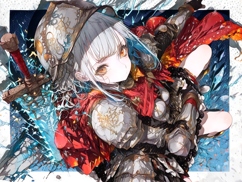 召喚された女戦士『アズール』