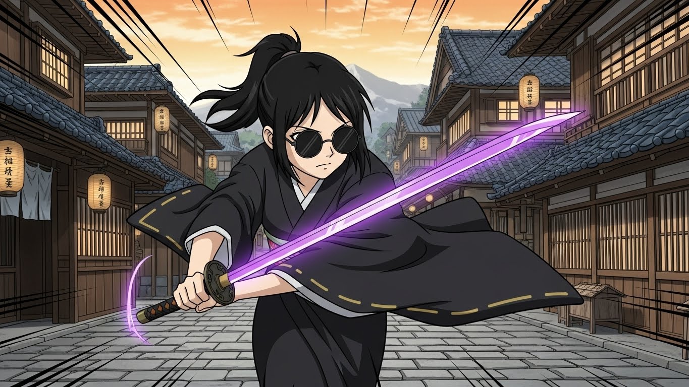 黒ぽに剣客 | の人気AIイラスト・グラビア