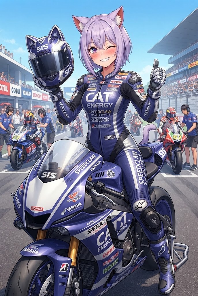 ライダースーツのシス