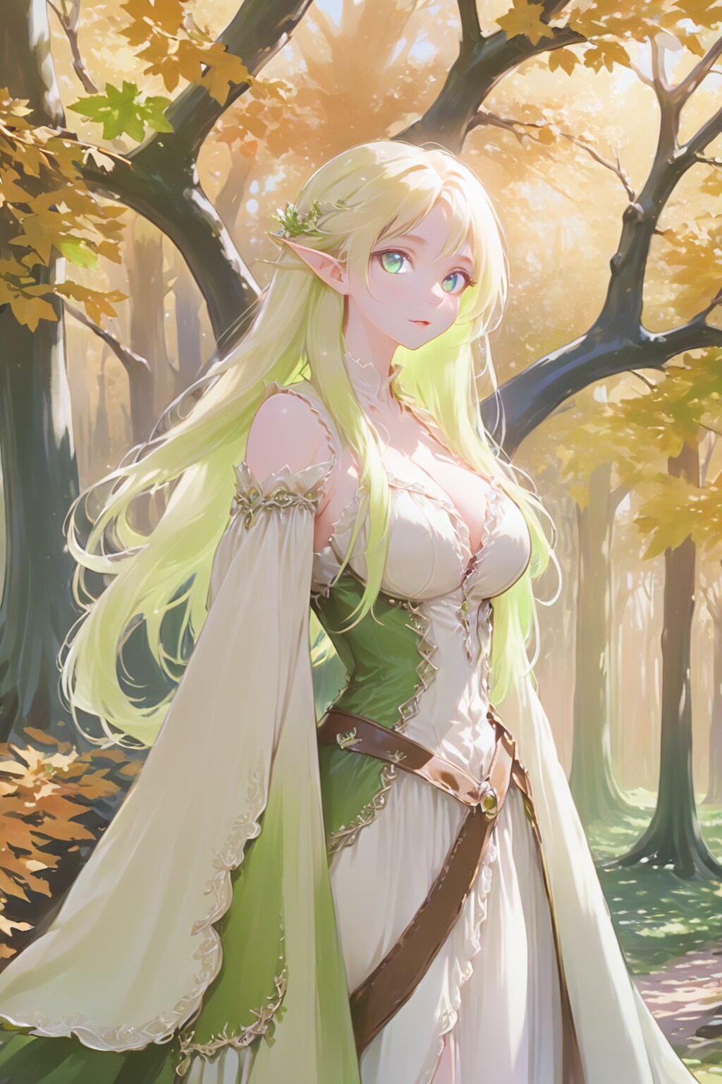 秋の森のエルフ姉さんXL