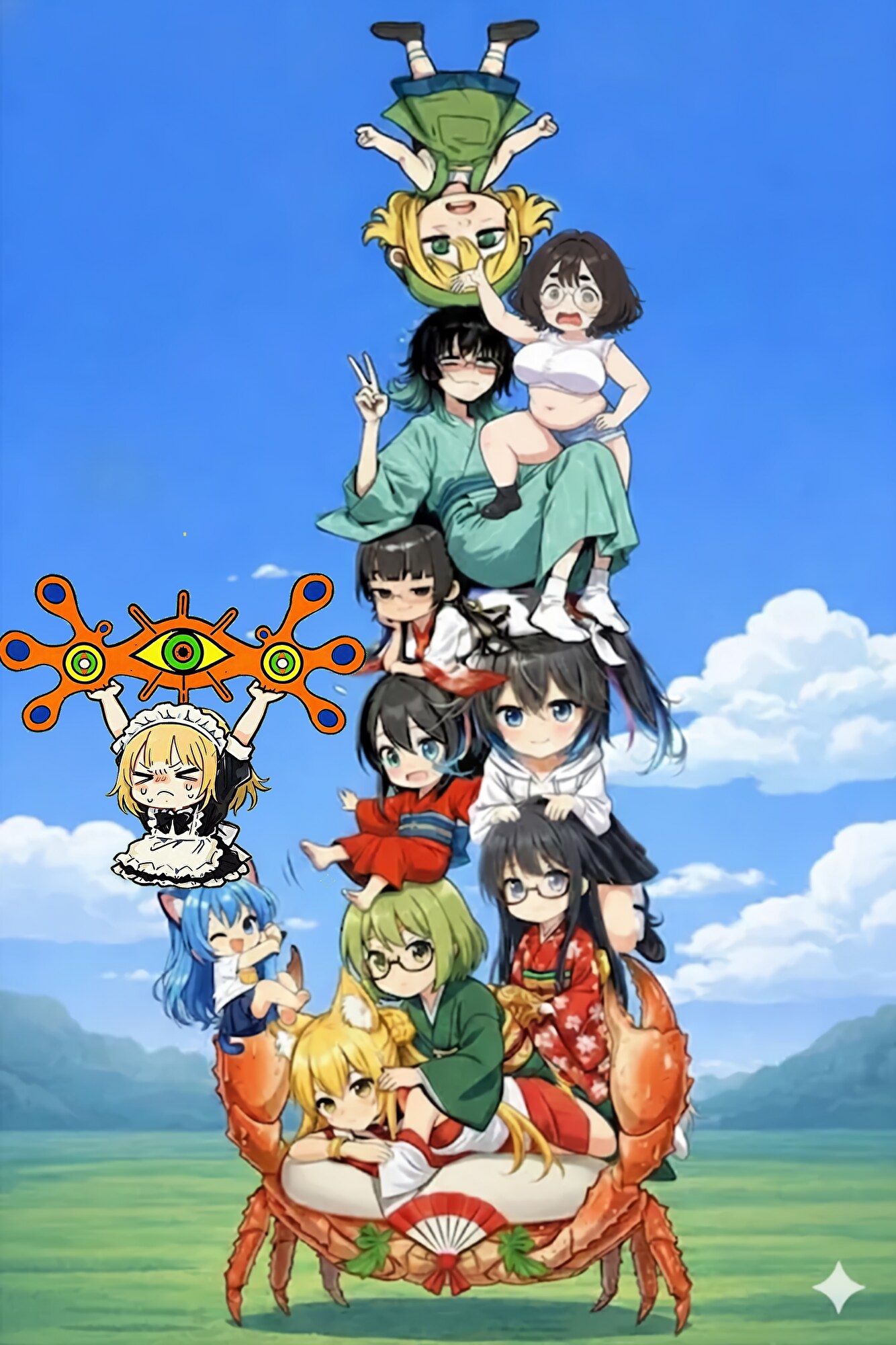 12番手 ( ;>ω<)土台作ったやでぇ…！ | の人気AIイラスト・グラビア