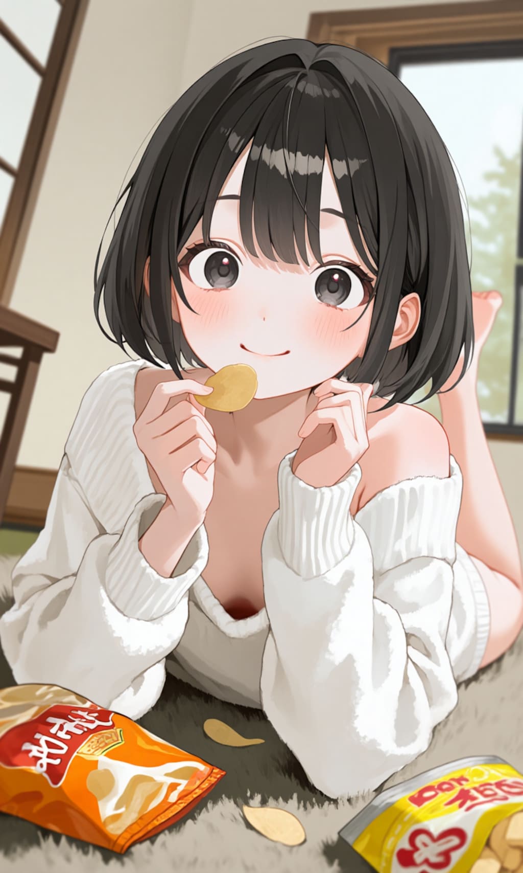 休日はゴロゴロ