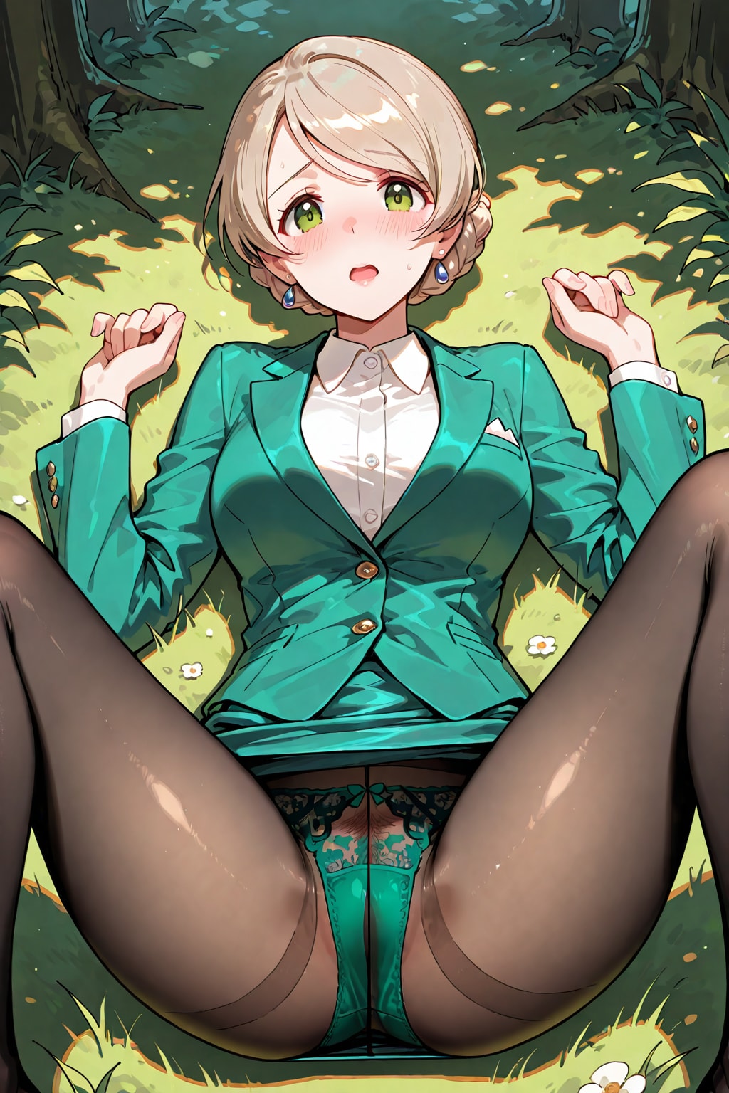 緑ということで