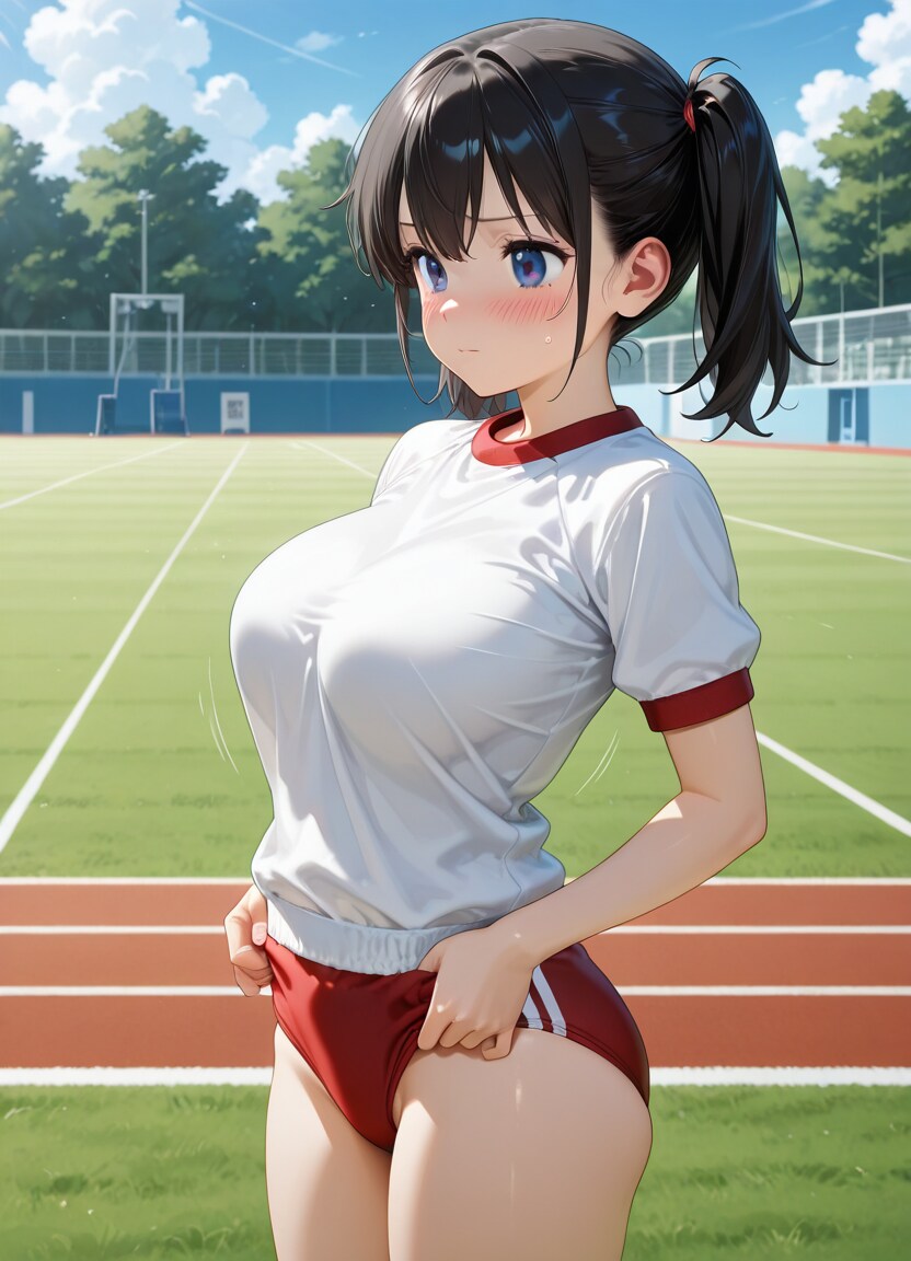 体育の授業があまり好きじゃない女の子