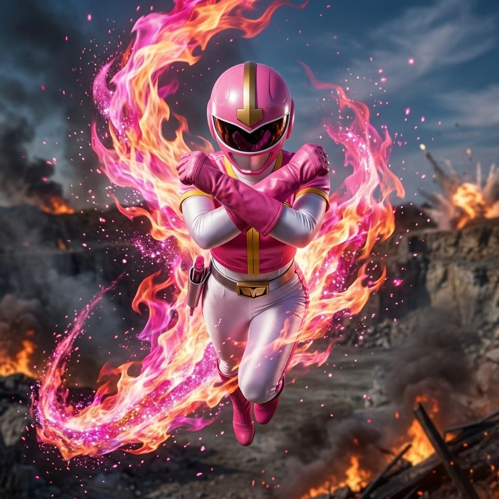 戦隊ヒロイン必殺技