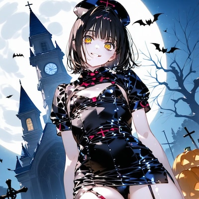 バットガールゾンビとゴシックゾンビ