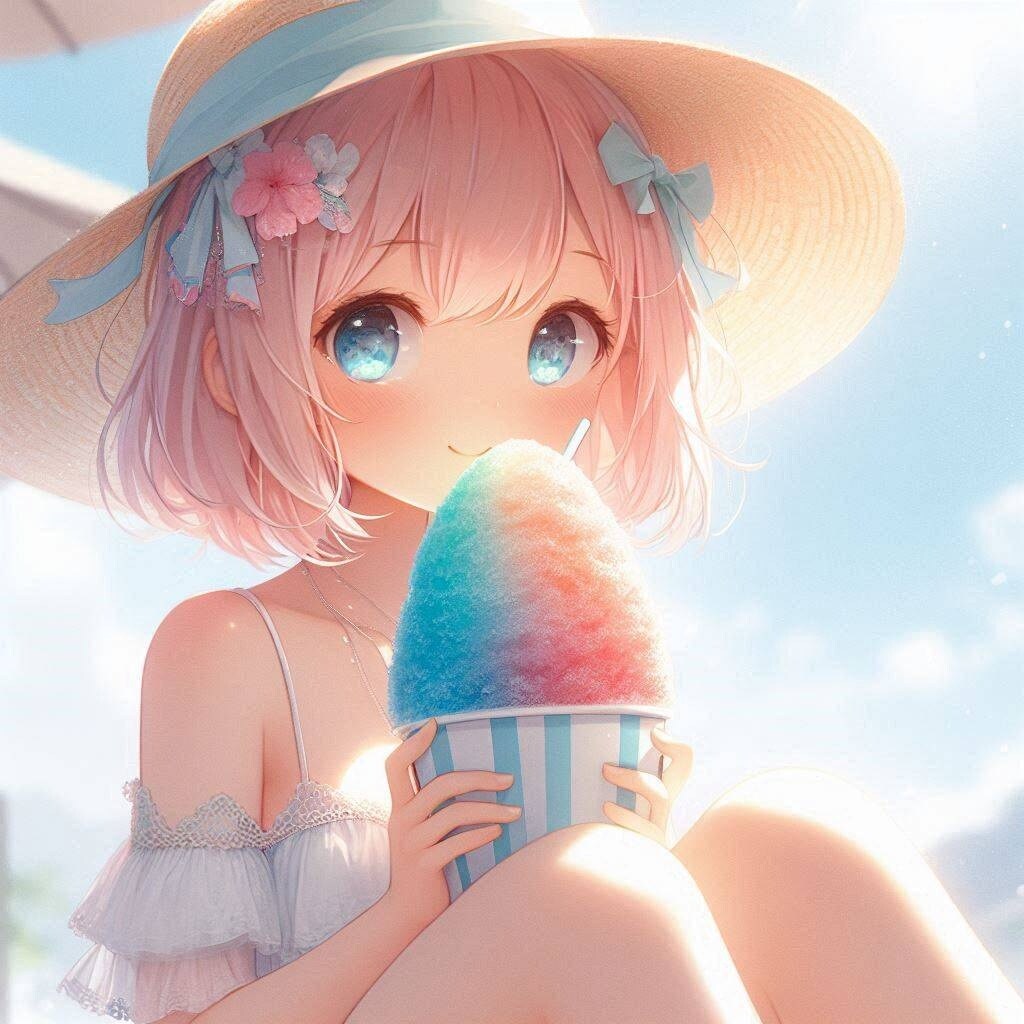大きなかき氷(DALL-E)(3)