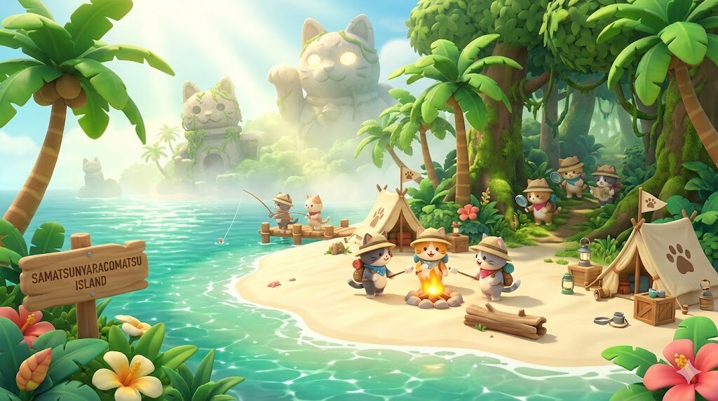サマツニャラコマツ島の冒険