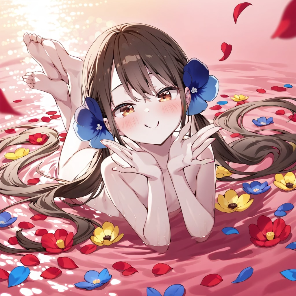 花のお風呂