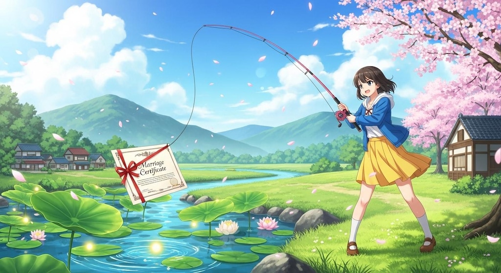 婚姻届けが釣れる場所