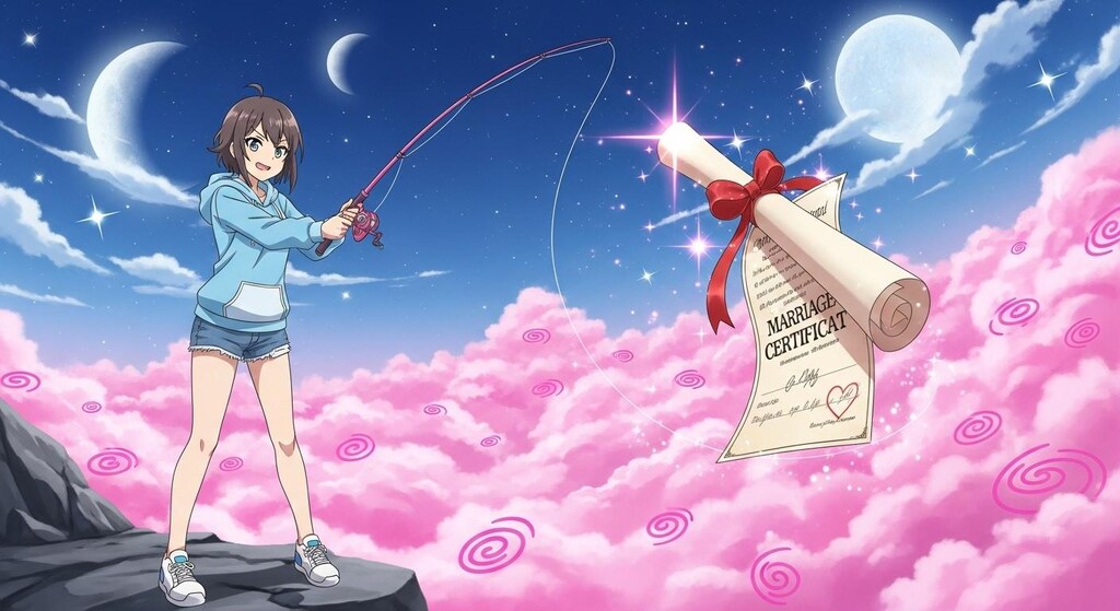 婚姻届けが釣れる場所