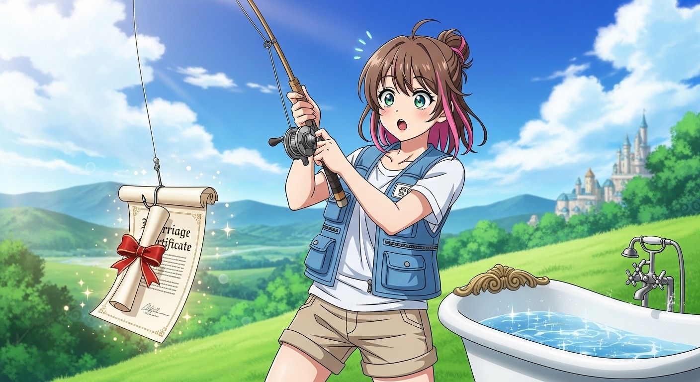 婚姻届けが釣れる場所 | の人気AIイラスト・グラビア
