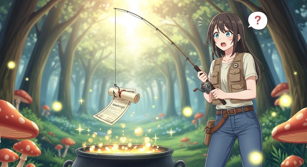 婚姻届けが釣れる場所