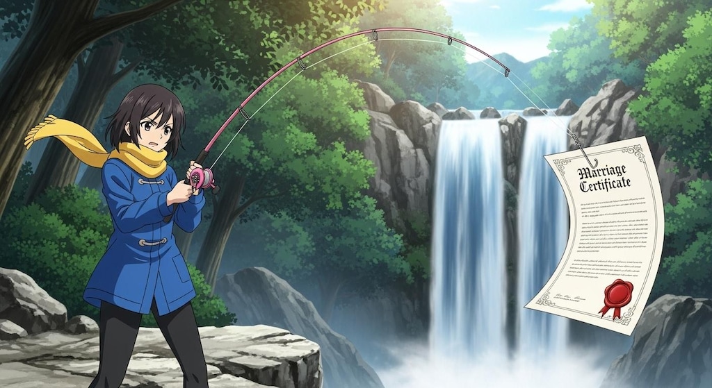 婚姻届けが釣れる場所