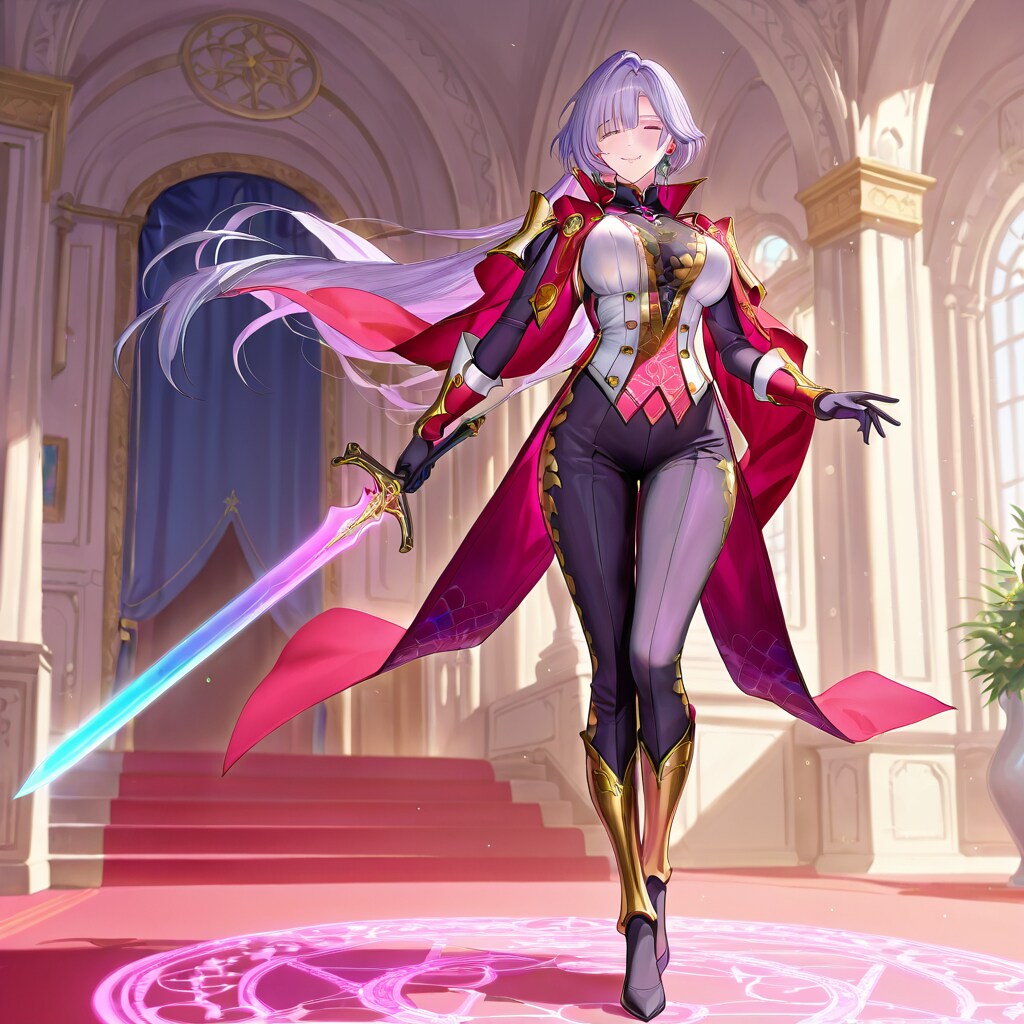 🌈【元めんどくさがり屋の現：天秤の古鍵魔法騎士団 相談役】シオン・レインボー | の人気AIイラスト・グラビア