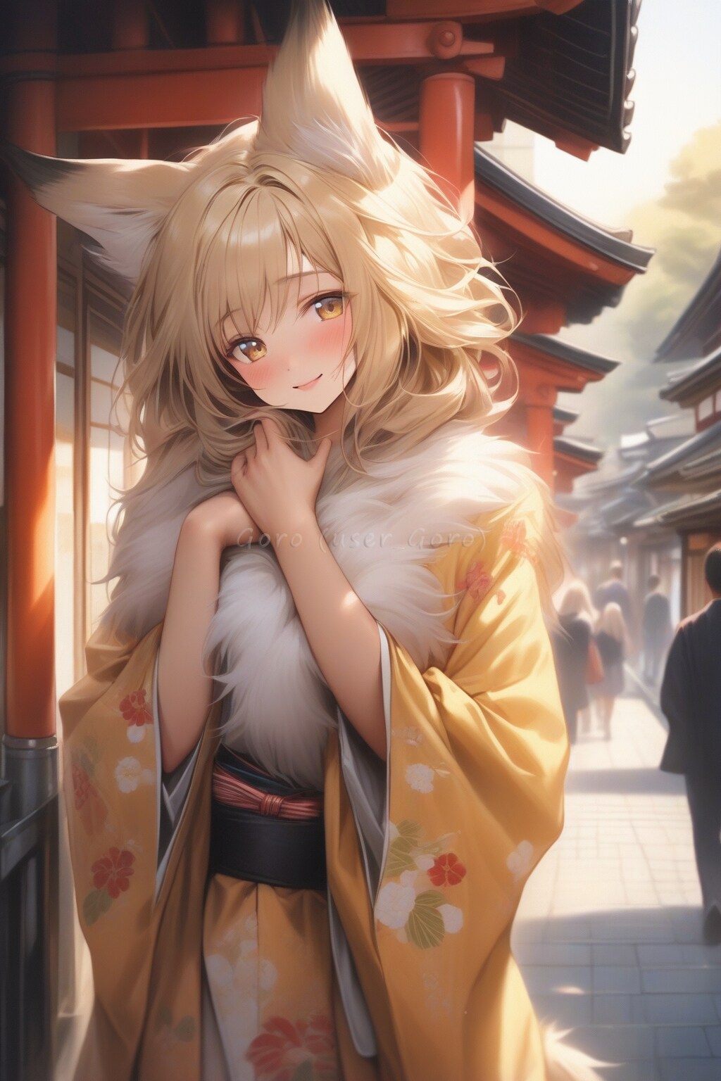 きつねのお参り