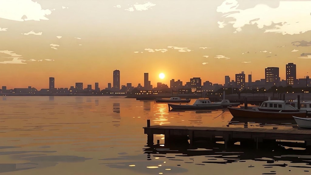 『港の風景画展』企画参加投稿