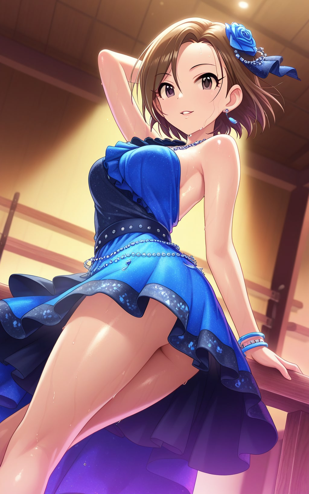 【水木聖來】酒場で出逢った青薔薇の踊り子