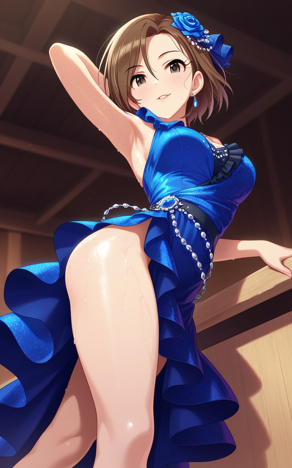 【水木聖來】酒場で出逢った青薔薇の踊り子