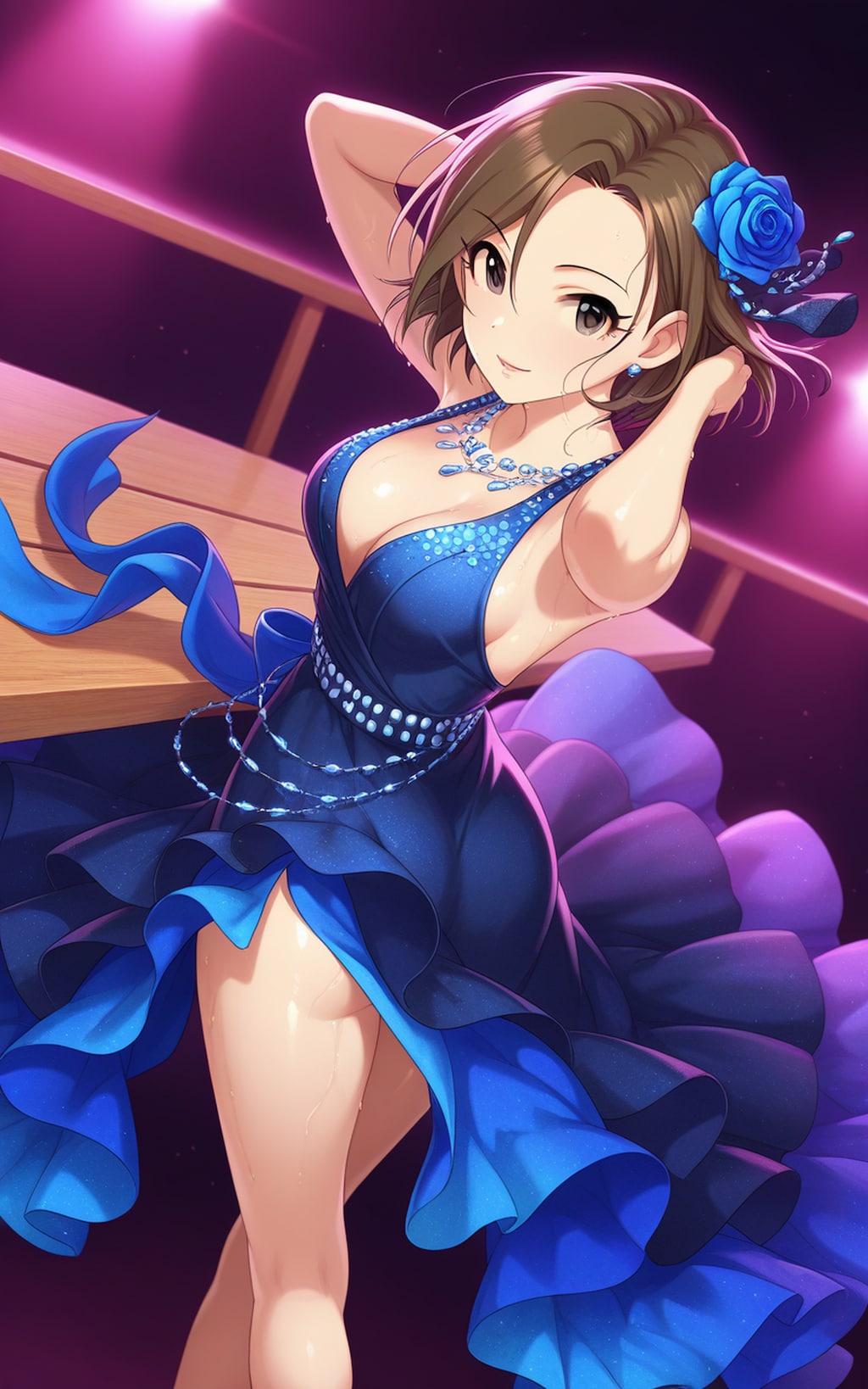 【水木聖來】酒場で出逢った青薔薇の踊り子