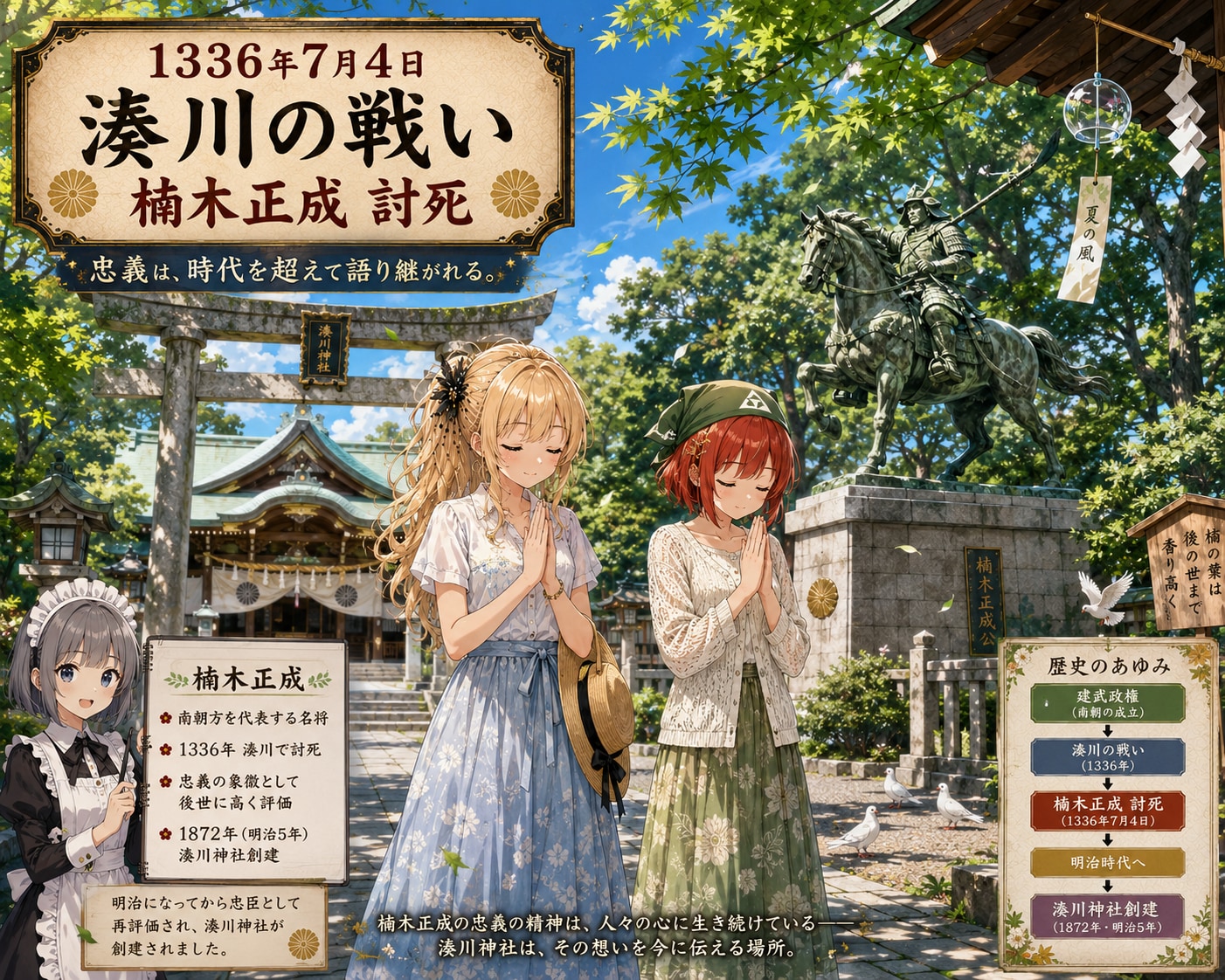 7月4日は楠木正成の命日