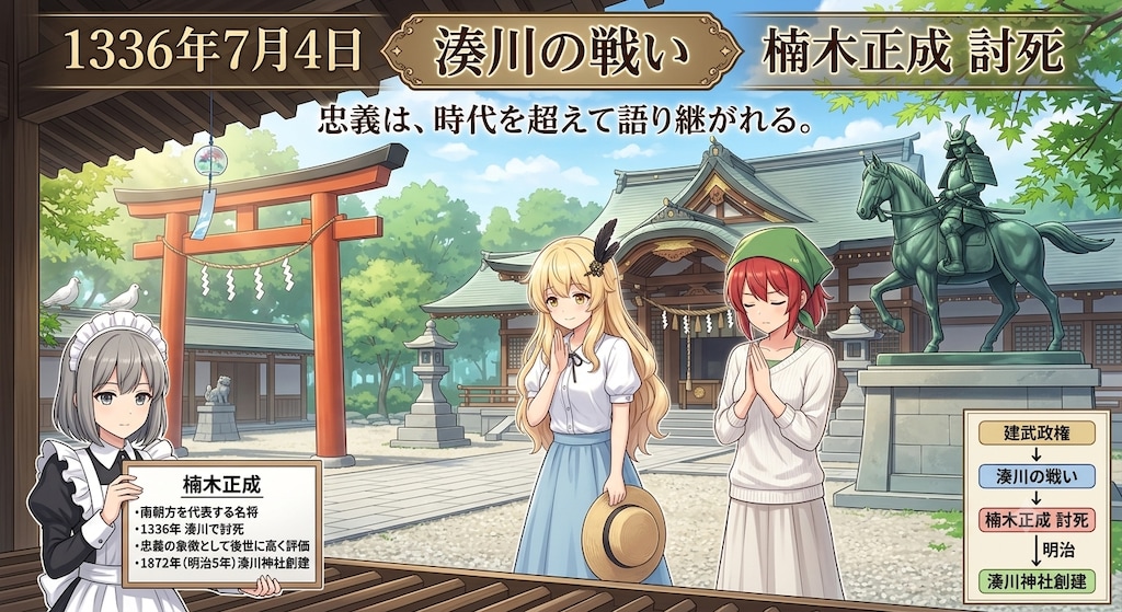 7月4日は楠木正成の命日