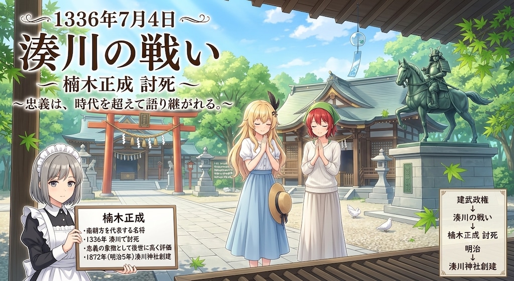 7月4日は楠木正成の命日